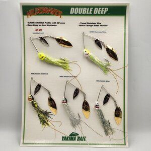 Yakima Baits Hildebrandt Double Deep Spinnerbait Display Sample Board 823611